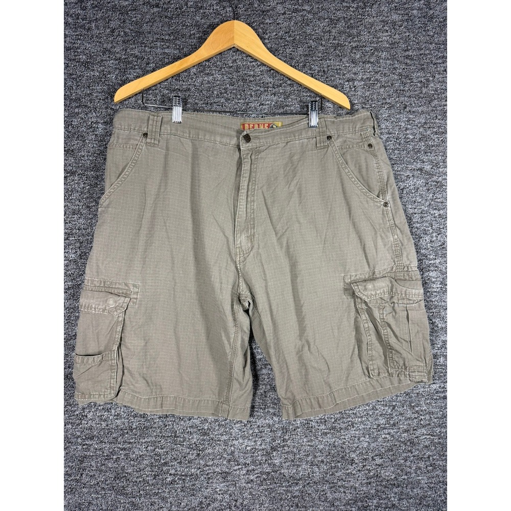 Berne Mens Cargo Shorts Size 40 Olive Ripstop Cotton Utility Workwear S938OD